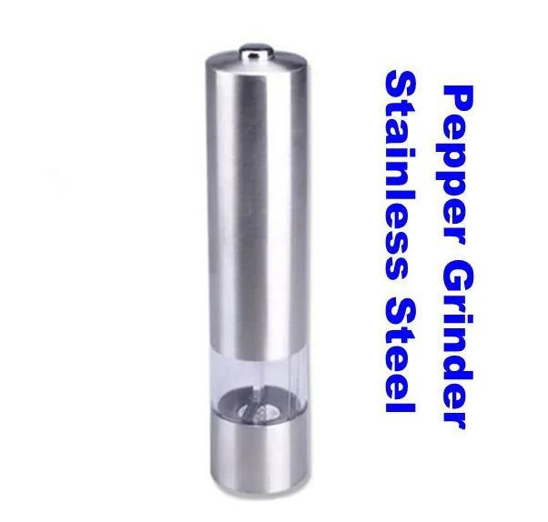 Stainless Steel Electric Salt Pepper Mill Spice Grinder Muller Kitchen Tool Electric Stainless Steel Electric Salt Pepper D2
Stainless Steel Electric Salt Pepper Mill Spice Grinder Muller Kitchen Tool Electric Stainless Steel Electric Salt Pepper D2