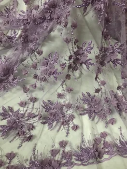 Nigeria 3d flower J-6642 wedding fabric for high quality French embroidered net lace fabric with beads
Nigeria 3d flower J-6642 wedding fabric for high quality French embroidered net lace fabric with beads