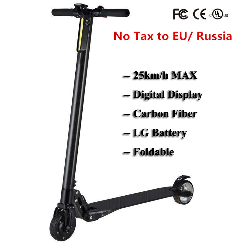 Lightest Carbon Fiber Folding Two Wheel Electric Scooter Skateboard Bike Steering-wheel Kick Scooter Adult Hoverboard LG Battery
Lightest Carbon Fiber Folding Two Wheel Electric Scooter Skateboard Bike Steering-wheel Kick Scooter Adult Hoverboard LG Battery