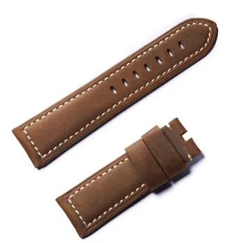 

Reef Tiger/RT Mens Black Brown Leather Watch Strap with Buckle for Sport Watches Watch Band for Men RGA3503 RGA3532