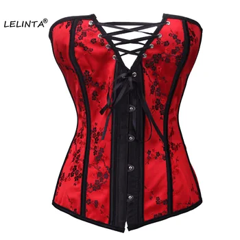 LELINTA Womens Gothic Boned Bustier Corset Dress Sexy Lingerie Overbust Waist Trainer Corsets And Bustiers Steampunk Clothing
LELINTA Womens Gothic Boned Bustier Corset Dress Sexy Lingerie Overbust Waist Trainer Corsets And Bustiers Steampunk Clothing