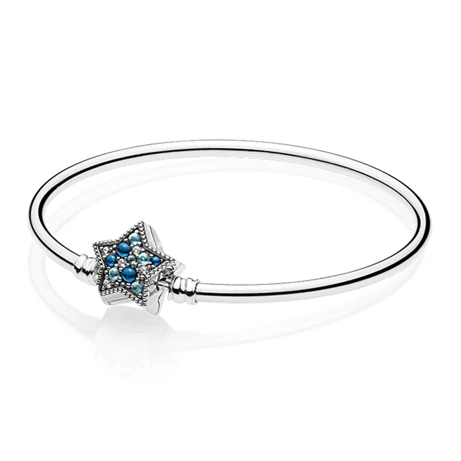 Authentic 925 Silver Bracelet Bright Star Clasp Dream Big and Shine Like a Star Bangle fit Lady Bead Charm Pendant Dangle
Authentic 925 Silver Bracelet Bright Star Clasp Dream Big and Shine Like a Star Bangle fit Lady Bead Charm Pendant Dangle