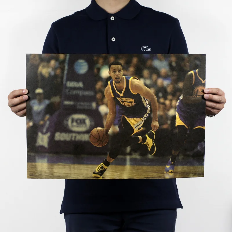 Stephen Curry/Warriors basketball super star/kraft paper/Cafe/bar poster/Retro Poster/decorative painting 51x35.5cm
Stephen Curry/Warriors basketball super star/kraft paper/Cafe/bar poster/Retro Poster/decorative painting 51x35.5cm