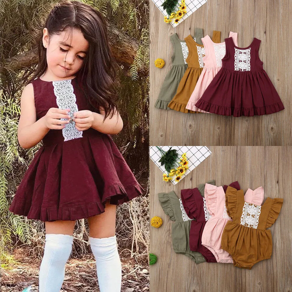 2019 Fashion Toddler Kids Baby Girls Clothes Flower Backless Party Sleeveless Vest Lace Tutu Dress Sundress Children Clothing 
2019 Fashion Toddler Kids Baby Girls Clothes Flower Backless Party Sleeveless Vest Lace Tutu Dress Sundress Children Clothing