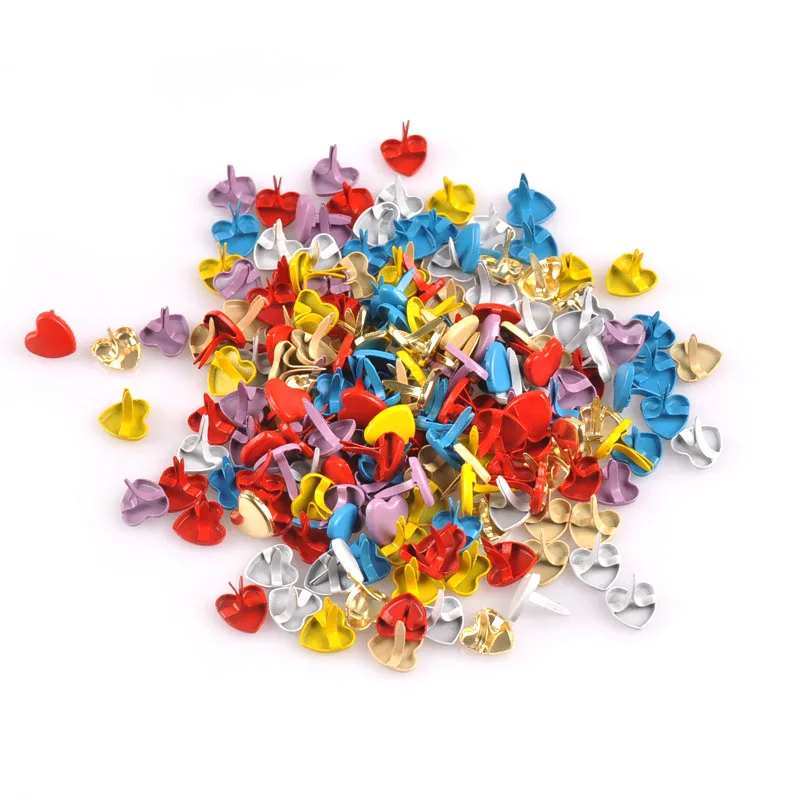 Multicolor Metal Craft Mix Heart Brads Scrapbooking Embellishment Fastener Brads Decoration DIY Album 100PCs 8x9mm C1923
Multicolor Metal Craft Mix Heart Brads Scrapbooking Embellishment Fastener Brads Decoration DIY Album 100PCs 8x9mm C1923