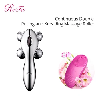 ReFa 4 CARAT Micro-current Massager Double Kneading Massage Platinum Coated Roller Face Lifting Body Slimming IPX7 Waterproof
ReFa 4 CARAT Micro-current Massager Double Kneading Massage Platinum Coated Roller Face Lifting Body Slimming IPX7 Waterproof