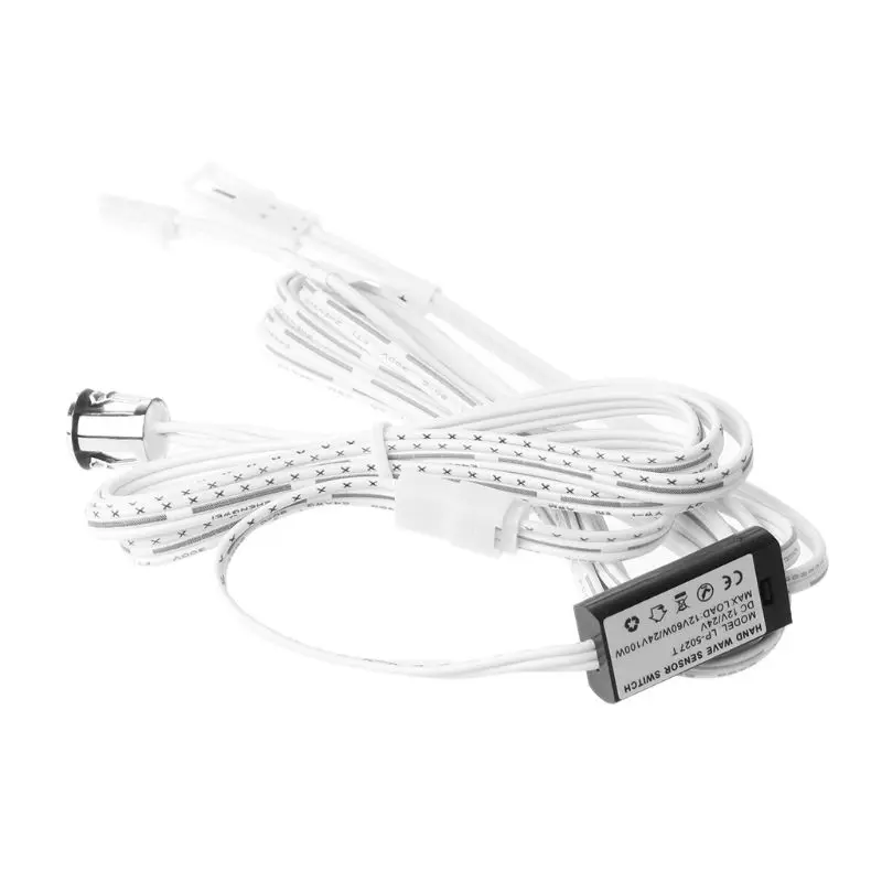 DC 12V-24V Infrared Hand Wave Sensor Switch 5A Hand Sweep Switch 8cm Sense Distance for Wardrobe Cabinet
DC 12V-24V Infrared Hand Wave Sensor Switch 5A Hand Sweep Switch 8cm Sense Distance for Wardrobe Cabinet