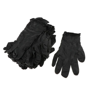 Pack of 100 Pieces Heavy Duty Powder Free Mechanic Nitrile Disposable Tattoo Mechanic Gloves Supplies Black 
Pack of 100 Pieces Heavy Duty Powder Free Mechanic Nitrile Disposable Tattoo Mechanic Gloves Supplies Black