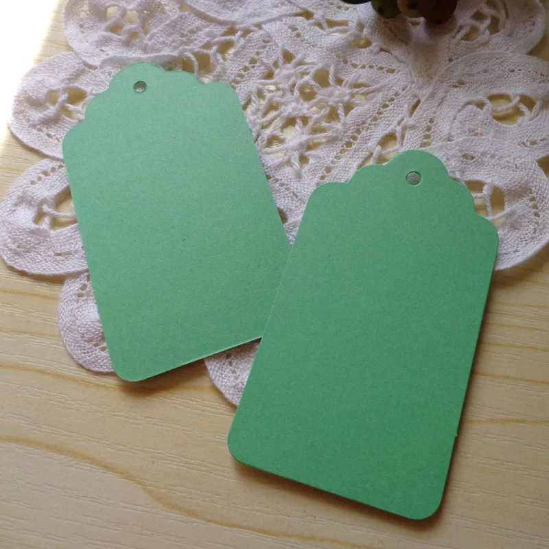 50pcs Green DIY Paper Gift Tag Party Wedding Message Gift Hang Tag Christmas Craft Cards Label Hemp String Included 4x7cm
50pcs Green DIY Paper Gift Tag Party Wedding Message Gift Hang Tag Christmas Craft Cards Label Hemp String Included 4x7cm