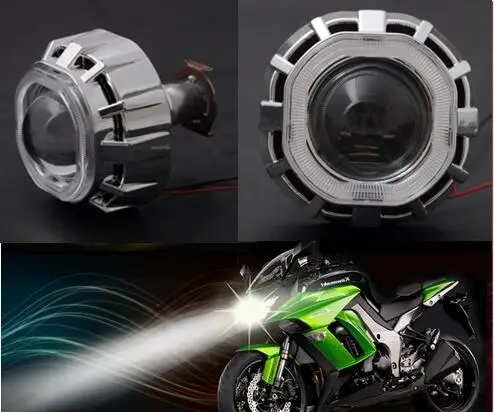 1pcs 2.5 Inch Bi xenon HID Projector Lens with Square Angle eyes Halo KIT Fit on H4 H7 Motorcycle Headlight
1pcs 2.5 Inch Bi xenon HID Projector Lens with Square Angle eyes Halo KIT Fit on H4 H7 Motorcycle Headlight