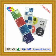 Customized Waterproof RFID NFC Tag/Label/Sticker With 3M Glue and rfid card supply(China)