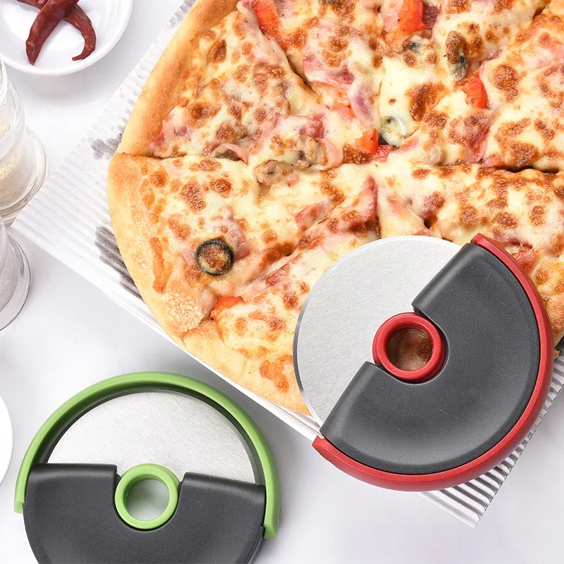 Stainless Steel Pizza Wheels Round Shape Plastic Handle Pizza Cutter Pasta Bread Cake Round Cutter Slicer Kitchen Gadgets 1pcs
Stainless Steel Pizza Wheels Round Shape Plastic Handle Pizza Cutter Pasta Bread Cake Round Cutter Slicer Kitchen Gadgets 1pcs
