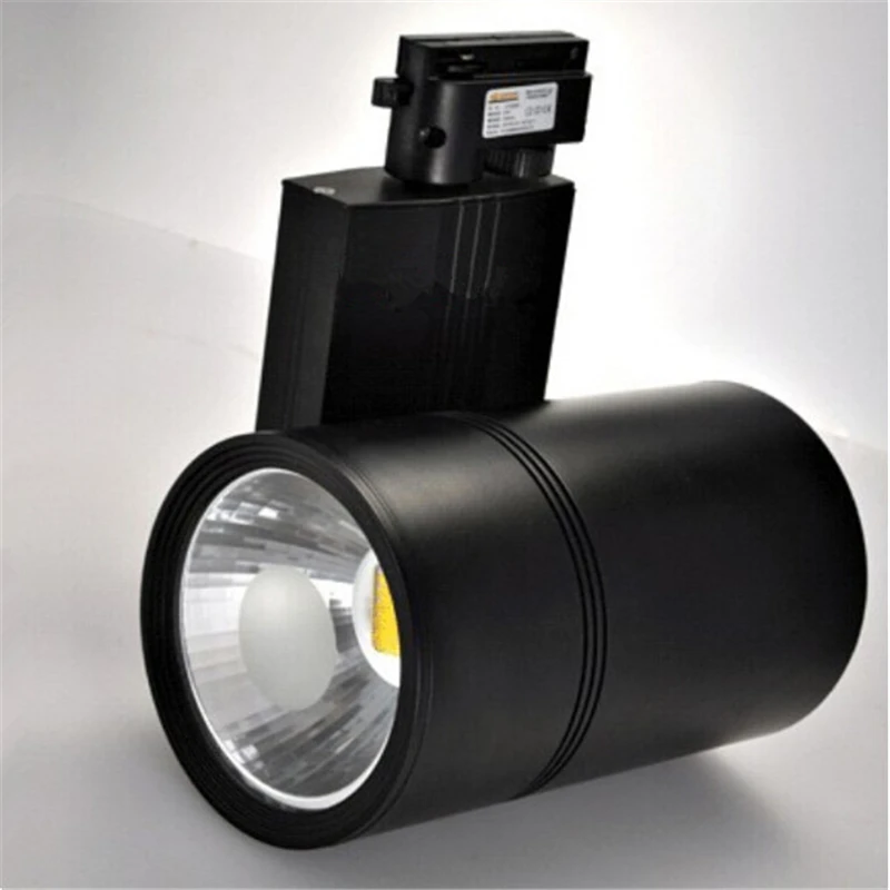 LED Track light 30W AC85-265V Lighting Retail Spot Wall Lamp Rail Spotlights Replace Halogen Lamps White/Black | Лампы и освещение