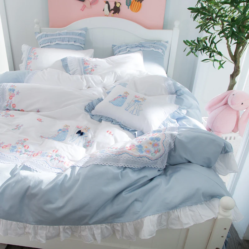 IvaRose 2018 Tencel Bedding Set Flower luxury embroidery bed sets Bed Sheet 4/7Pcs Queen king size duvet cover sets for girls
IvaRose 2018 Tencel Bedding Set Flower luxury embroidery bed sets Bed Sheet 4/7Pcs Queen king size duvet cover sets for girls