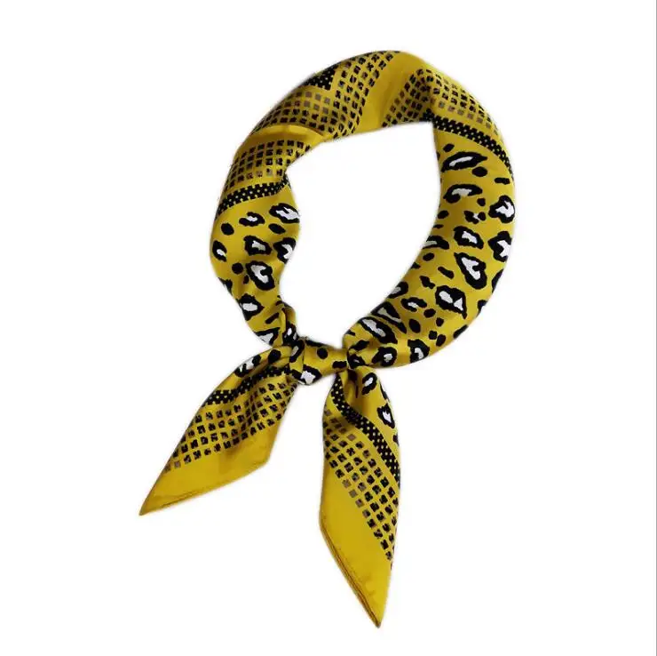 New 70x70cm Women Multifunction Imitation Silk Scarf Sexy Yellow Leopard Printed Hot Satin Small Square Wraps Scarves Shawls
New 70x70cm Women Multifunction Imitation Silk Scarf Sexy Yellow Leopard Printed Hot Satin Small Square Wraps Scarves Shawls