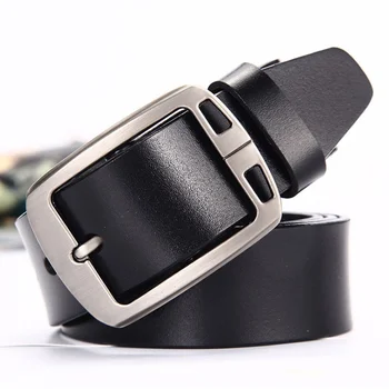 Pure Color Middle-aged Mens Leather Belt Fashion Casual Youth Pin Buckle Belts Male Black Size 110 Cm and 130 Cm
Pure Color Middle-aged Mens Leather Belt Fashion Casual Youth Pin Buckle Belts Male Black Size 110 Cm and 130 Cm