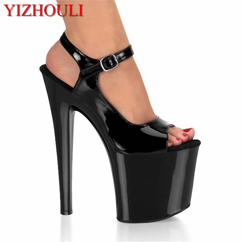 20cm high-heeled shoes platform open toe sandals overlock sexy shoes cos player shoes 8 inch Platforms shoes
20cm high-heeled shoes platform open toe sandals overlock sexy shoes cos player shoes 8 inch Platforms shoes