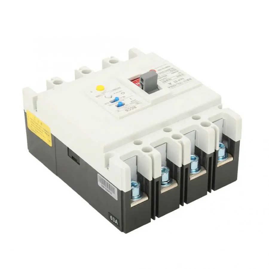 3P+N Residual Current Circuit Breaker RCCB Air Switch 800V 63A/80A/125A Circuit Breaker
3P+N Residual Current Circuit Breaker RCCB Air Switch 800V 63A/80A/125A Circuit Breaker
