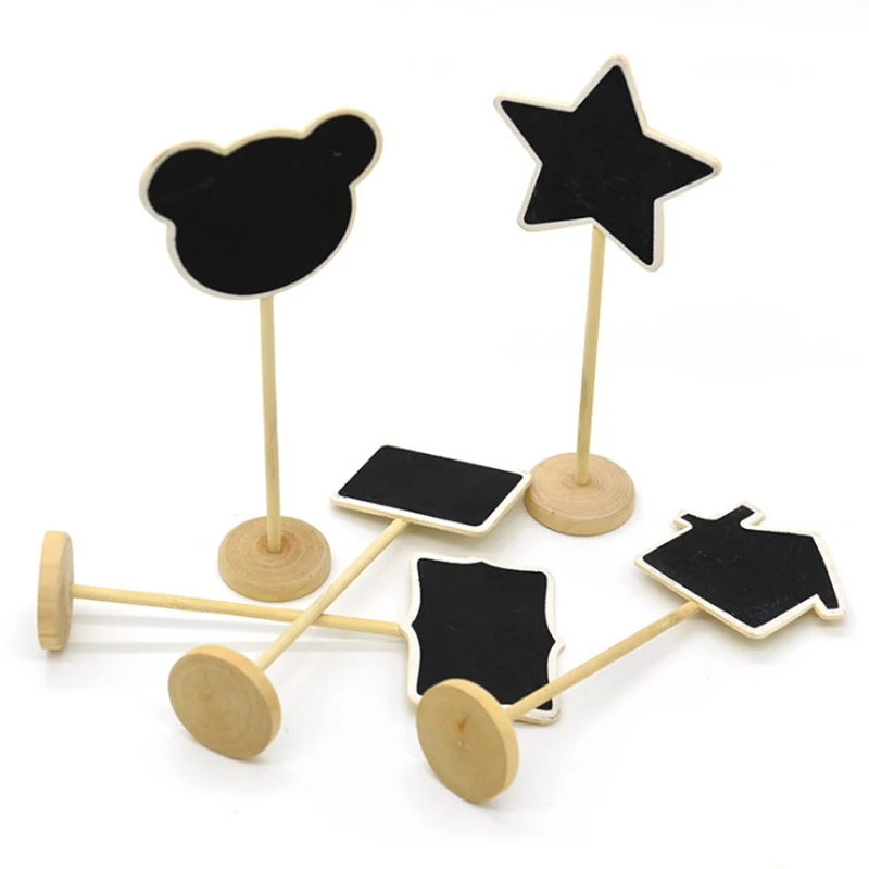 10Pcs Wood Blackboard Mini Blackboard Warm Tips Chalkboard Stand Message Boards Party decorating board Vertical Stand Price tag
10Pcs Wood Blackboard Mini Blackboard Warm Tips Chalkboard Stand Message Boards Party decorating board Vertical Stand Price tag