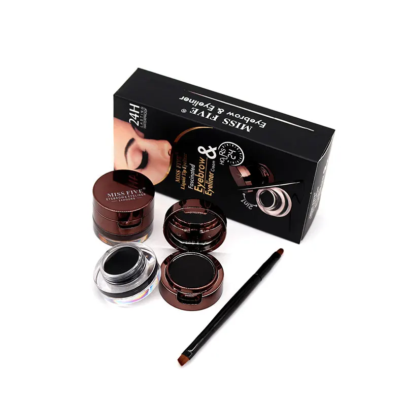 24H Long-lasting Black & Brown Eyebrow Eyeliner Cream Makeup Set Waterproof Delineador Gel For Eyebrows
24H Long-lasting Black & Brown Eyebrow Eyeliner Cream Makeup Set Waterproof Delineador Gel For Eyebrows