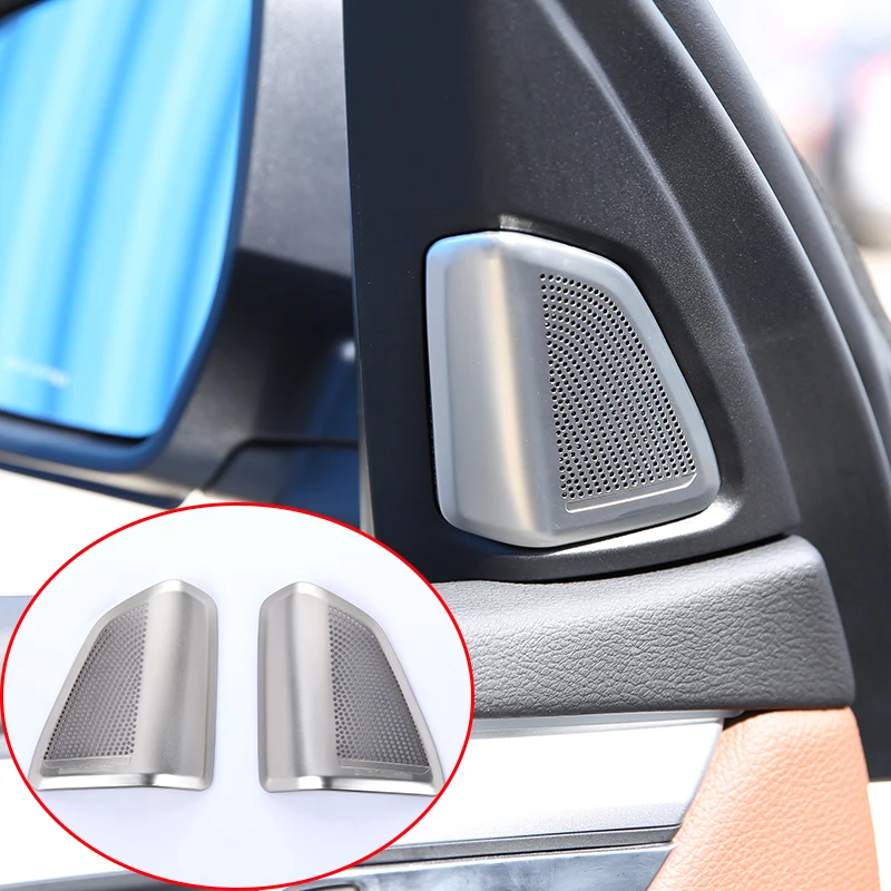 For BMW X5 F15 2014-2019 Car Accessories 2 Pcs Stainless Steel Audio Speaker Tweeters Cover Trim
For BMW X5 F15 2014-2019 Car Accessories 2 Pcs Stainless Steel Audio Speaker Tweeters Cover Trim