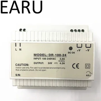 Din rail power supply 100w 24V power suply 100v 30w ac dc converter good quality dr-100-24
Din rail power supply 100w 24V power suply 100v 30w ac dc converter good quality dr-100-24
