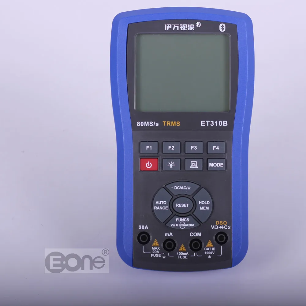 ET310B professional digital storage oscilloscope multimeter 20MHz TRMS bluetooth scope meter available in PC
ET310B professional digital storage oscilloscope multimeter 20MHz TRMS bluetooth scope meter available in PC