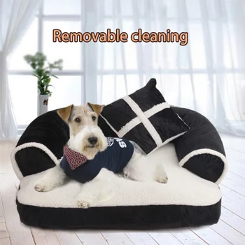 SMARTPET Luxury Pet Dog Sofa Beds With Pillow Detachable Wash Soft Fleece Cat Bed Warm Chihuahua Small Dog Bed S/M/L
SMARTPET Luxury Pet Dog Sofa Beds With Pillow Detachable Wash Soft Fleece Cat Bed Warm Chihuahua Small Dog Bed S/M/L