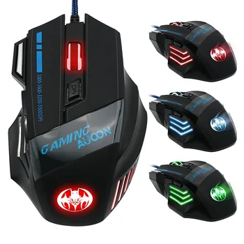 Professional Mouse 5500 DPI 7 Button LED Optical USB Wired Gaming Mouse Computer Mouse For DOTA2 Fortnite PC Gamer pc Gaming
Professional Mouse 5500 DPI 7 Button LED Optical USB Wired Gaming Mouse Computer Mouse For DOTA2 Fortnite PC Gamer pc Gaming
