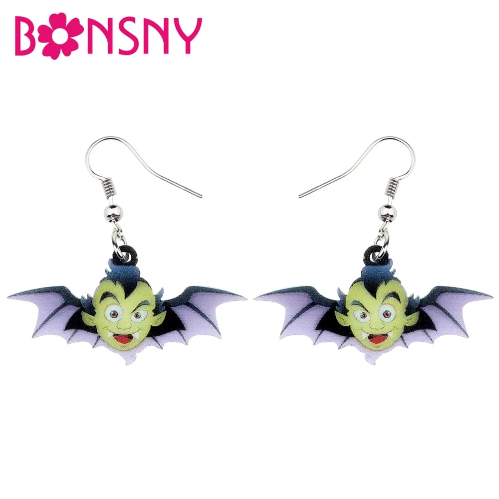 Bonsny Statement Acrylic Halloween Happy Ghost Bat Earrings Drop Dangle Big Long Novelty Cartoon Jewelry For Women Girls Teens
Bonsny Statement Acrylic Halloween Happy Ghost Bat Earrings Drop Dangle Big Long Novelty Cartoon Jewelry For Women Girls Teens