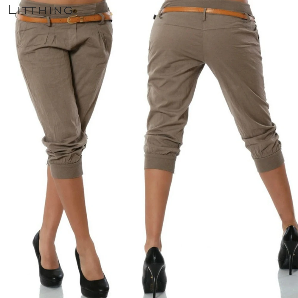LITTHING Fashion Women Pencil Pants Fashion Solid Button Women Trousers Plus Size Zipper Casual Cropped Trousers S-5XL
LITTHING Fashion Women Pencil Pants Fashion Solid Button Women Trousers Plus Size Zipper Casual Cropped Trousers S-5XL