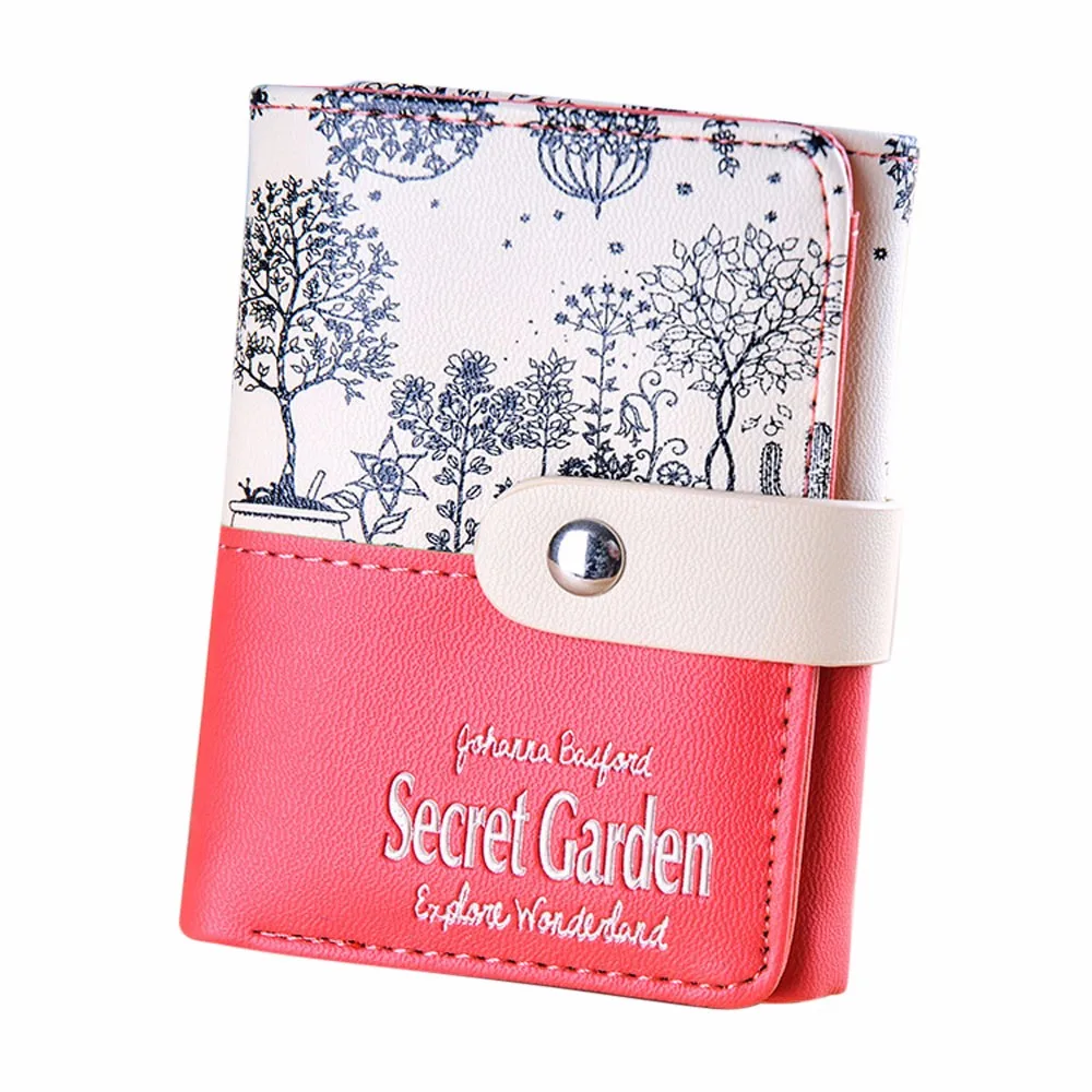 Short Wallets Designer Purses Women Secret Garden Lady Purse Short Wallet Card Holders Hand Clutch Rfid Card Holders#L5$
Short Wallets Designer Purses Women Secret Garden Lady Purse Short Wallet Card Holders Hand Clutch Rfid Card Holders#L5$