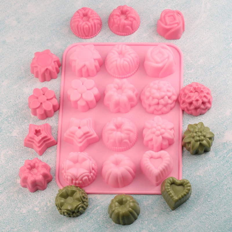 Silicone Cake Moulds 3D Decorating Mold For Baking Flower Shapes Non-stick Jelly pudding ice molds Chocolate Candy Fondant Mold
Silicone Cake Moulds 3D Decorating Mold For Baking Flower Shapes Non-stick Jelly pudding ice molds Chocolate Candy Fondant Mold