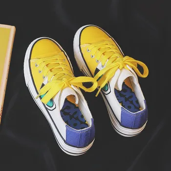 Fashion & Retro Women'S Casual Sports Canvas Shoes Versatile Lace-Up Cartoon Students Hard-Wearing And Anti-Skid Shoes Female
Fashion & Retro Women'S Casual Sports Canvas Shoes Versatile Lace-Up Cartoon Students Hard-Wearing And Anti-Skid Shoes Female
