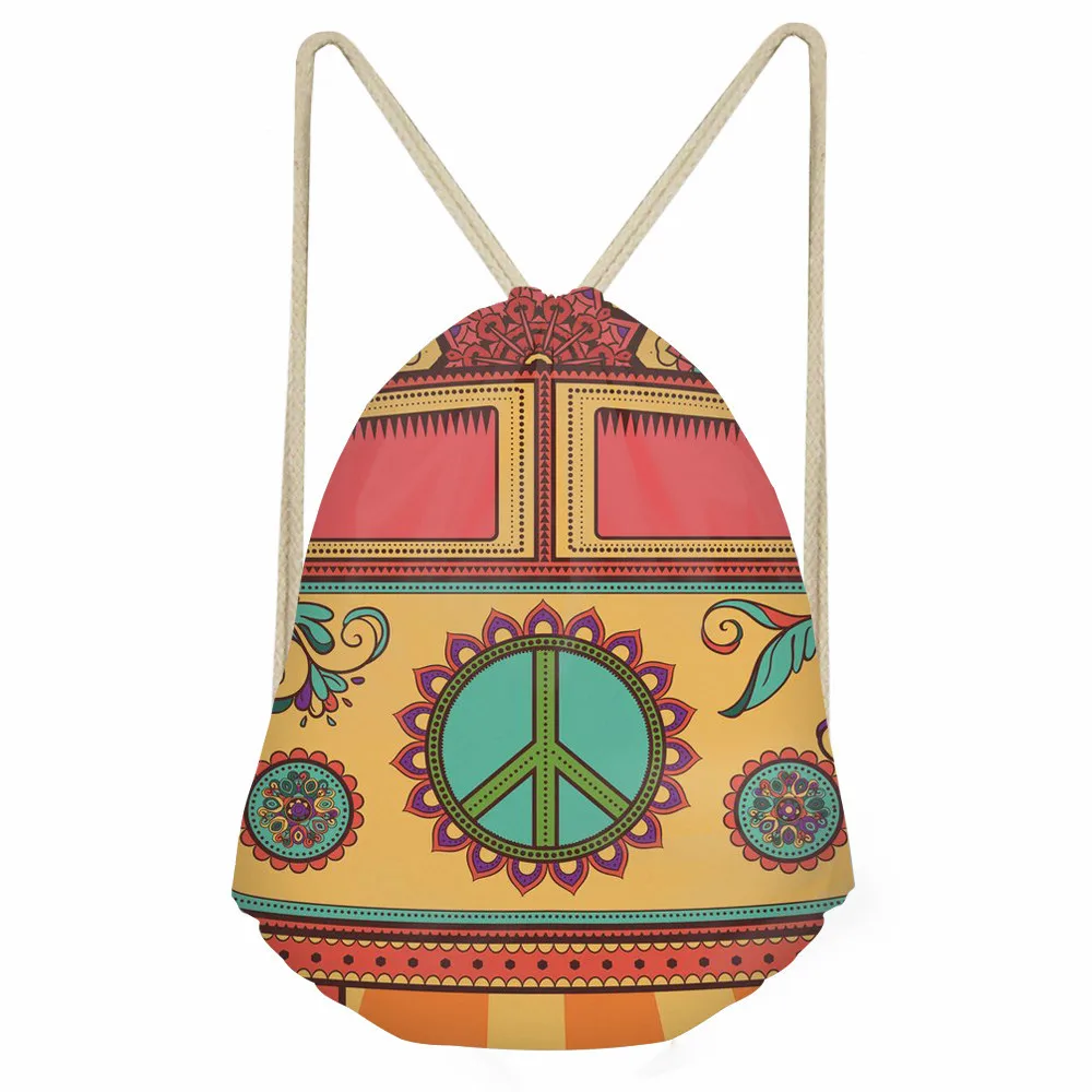 ThiKin Hippie Van Pattern Casual Drawstring Bag Girls Boys Backpacks For Teenagers School Shoulder Bag Travel Storage Pouch
ThiKin Hippie Van Pattern Casual Drawstring Bag Girls Boys Backpacks For Teenagers School Shoulder Bag Travel Storage Pouch
