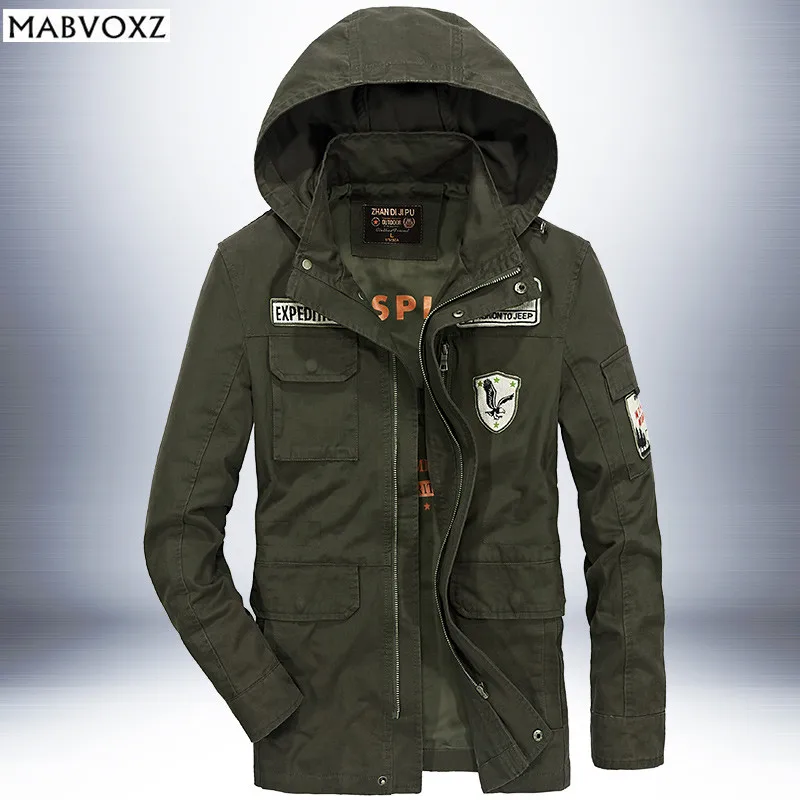 Brand AFS ZDJP Hooded Men Jackets New 2018 Autumn 100% Cotton Windbreaker Long Style European and American Cargo Army Military
Brand AFS ZDJP Hooded Men Jackets New 2018 Autumn 100% Cotton Windbreaker Long Style European and American Cargo Army Military