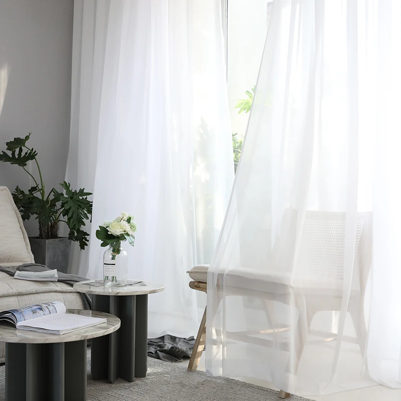 White Tulle Curtains For Living Room Window Screening Solid Sheer Voile Kitchen Curtain Drape Panel Decoration Modern
White Tulle Curtains For Living Room Window Screening Solid Sheer Voile Kitchen Curtain Drape Panel Decoration Modern