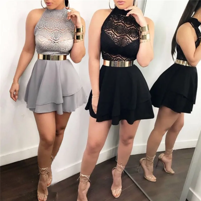 New Arrival Vestidos Women Fashion Casual Lace Beach Dress 2018 Halter Sleeveless Evening Party Hollow Out Dresses for Women
New Arrival Vestidos Women Fashion Casual Lace Beach Dress 2018 Halter Sleeveless Evening Party Hollow Out Dresses for Women