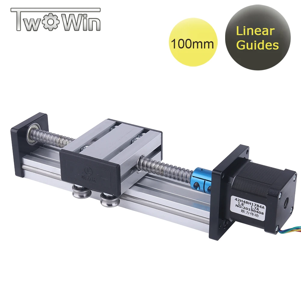 100mm Linear Guide Rail 100mm Effective Travel 1204 Ball Screw CNC Linear Guide for 3d Printer Parts
100mm Linear Guide Rail 100mm Effective Travel 1204 Ball Screw CNC Linear Guide for 3d Printer Parts