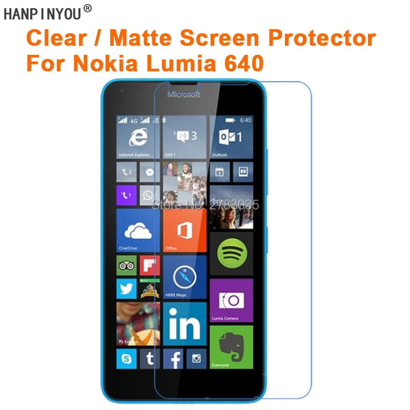 For Microsoft Lumia 640 5.0" Clear Glossy / Anti-Glare Matte Screen Protector Protective Film Guard (Not Tempered Glass)
For Microsoft Lumia 640 5.0" Clear Glossy / Anti-Glare Matte Screen Protector Protective Film Guard (Not Tempered Glass)