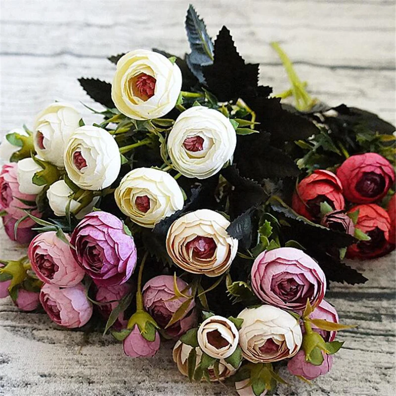 1pc 6 Branches silk fake Artificial Flowers flores fleur artificielles Camellia Peony Stamens for Home decoration cheap Flower
1pc 6 Branches silk fake Artificial Flowers flores fleur artificielles Camellia Peony Stamens for Home decoration cheap Flower
