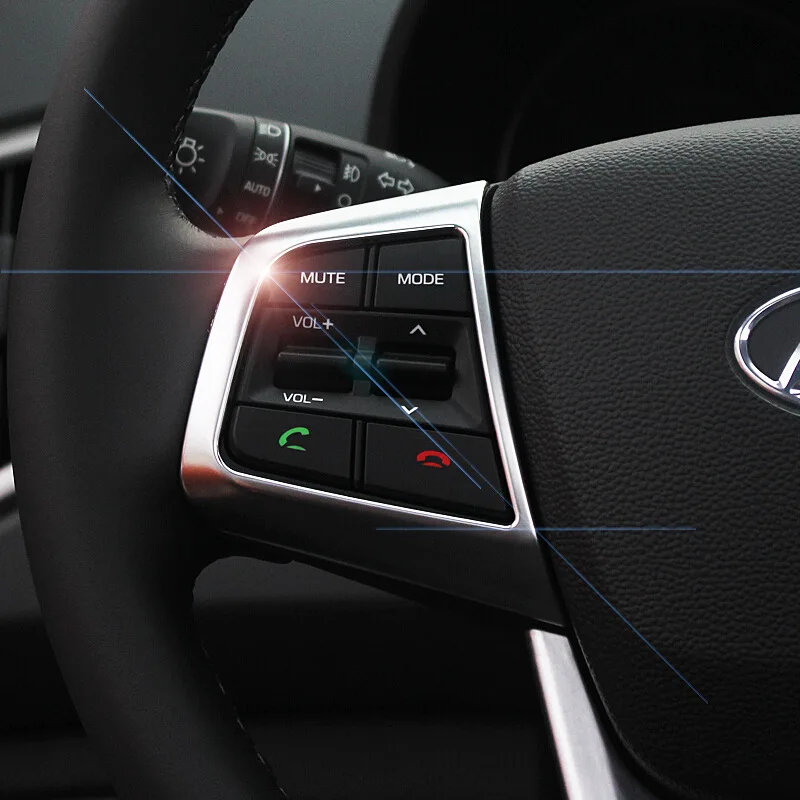 Car Styling For Hyundai Creta IX25 2015 2016 2017 2018 ABS Matte Steering Wheel Cover Decoration Stickers Accessories 2pcs
Car Styling For Hyundai Creta IX25 2015 2016 2017 2018 ABS Matte Steering Wheel Cover Decoration Stickers Accessories 2pcs