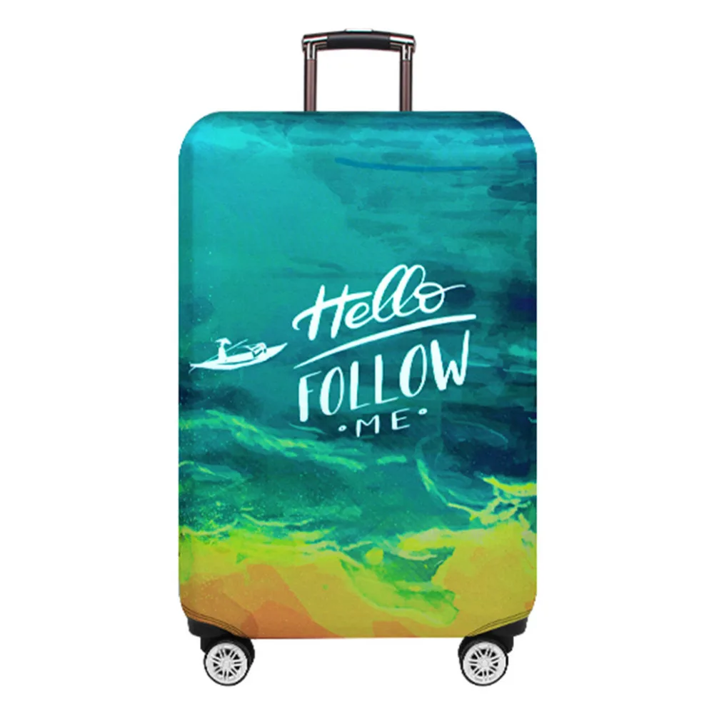 Фото Thicker Travel Sea boat Luggage Suitcase Protective Cover for Trunk Case Apply to 18''-32'' Elastic Perfectly#D | Багаж и