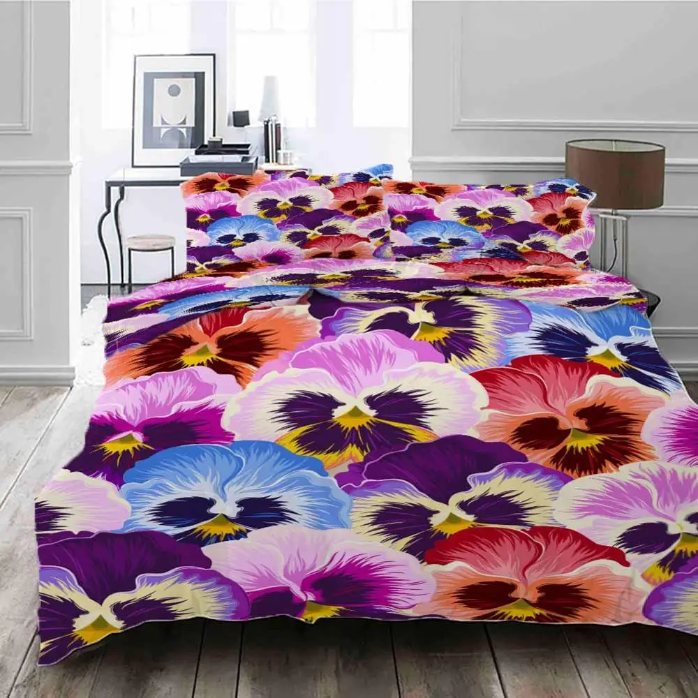 Viola cornuta L. pansy Bedding Quilt Cover Duvet Cover Set Pillowcase Microfiber Soft Comforter Bedroom Single Queen King
Viola cornuta L. pansy Bedding Quilt Cover Duvet Cover Set Pillowcase Microfiber Soft Comforter Bedroom Single Queen King