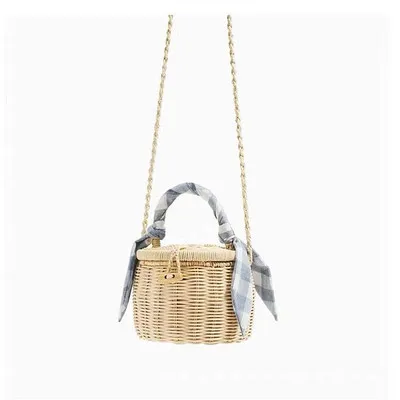 Bohemian Barrel-shaped Bags Straw Bags For Women Handmade Woven Basket Bag String Women Handbags Lady Summer Beach Bag 2019 New
Bohemian Barrel-shaped Bags Straw Bags For Women Handmade Woven Basket Bag String Women Handbags Lady Summer Beach Bag 2019 New