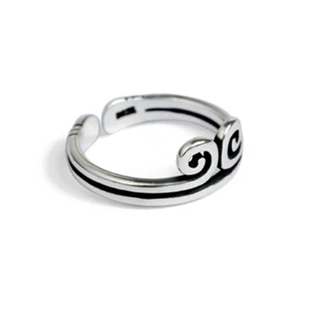 100% Pure 925 Sterling Silver Jewelry Rings Opening Vintage Men Signet Ring For Women Fine Gift R1006
100% Pure 925 Sterling Silver Jewelry Rings Opening Vintage Men Signet Ring For Women Fine Gift R1006