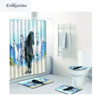 Free Shipping 4Pcs Cool Horse Group Banyo Bath Mats Set Anti Slip Bathroom Tapete Banheiro Washable Toilet Rugs Alfombra Bano
Free Shipping 4Pcs Cool Horse Group Banyo Bath Mats Set Anti Slip Bathroom Tapete Banheiro Washable Toilet Rugs Alfombra Bano