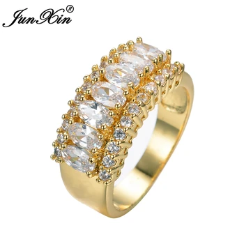 Yellow Gold Color White Zircon Jewelry Unisex Rings Cadeaux Fashion Rings For Women 2017 Bijoux En Or RY0246
Yellow Gold Color White Zircon Jewelry Unisex Rings Cadeaux Fashion Rings For Women 2017 Bijoux En Or RY0246