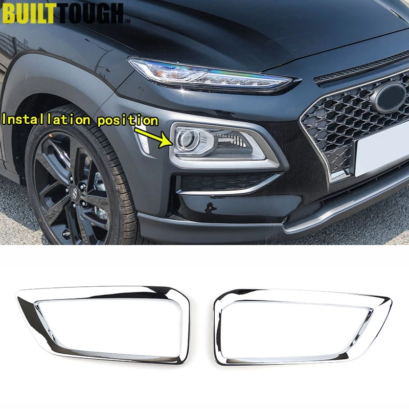 For Hyundai Kona Encino Kauai 2017 2018 2019 Chrome Front Bumper Fog Light Foglight Lamp Cover Trim Frame Bezel Molding Garnish
For Hyundai Kona Encino Kauai 2017 2018 2019 Chrome Front Bumper Fog Light Foglight Lamp Cover Trim Frame Bezel Molding Garnish