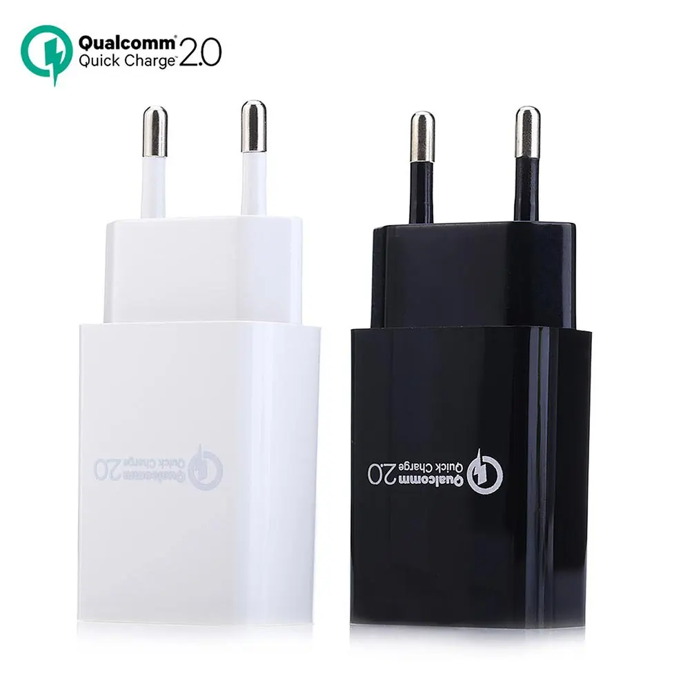 QC2.0 AC/DC USB Power Charger Adapter w/ EU Plug